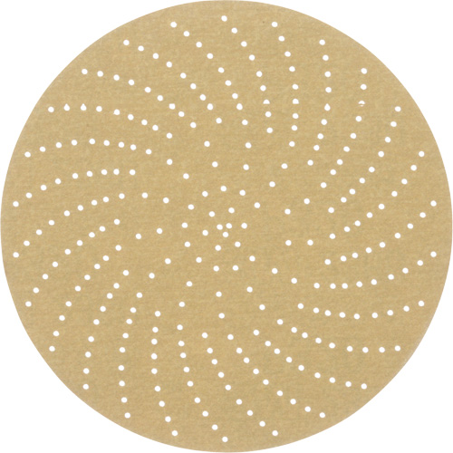 Hookit Clean Sanding Disc, 6" Dia., P320 Grit, Aluminum Oxide, C-Weight Fastek