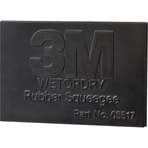 Wetordry Rubber Squeegee, 3", Rubber Fastek