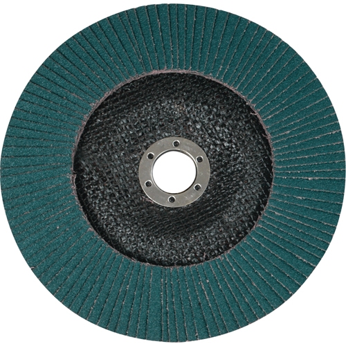 Disques &agrave; lamelles 577F, 4-1/2" x 7/8", Type 29, Grain 36, Zirconium Fastek