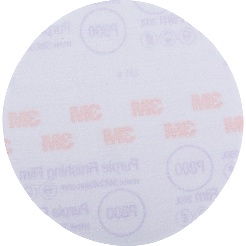DISQUE FINITION MAUVE 6" HOOKIT GRN P800 50/BTE>, dia 6", Grain P800 Fastek