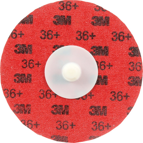 Disque &agrave; d&eacute;ligner durable II Roloc Cubitron, 3" dia., Grain 36+, C&eacute;ramique Fastek