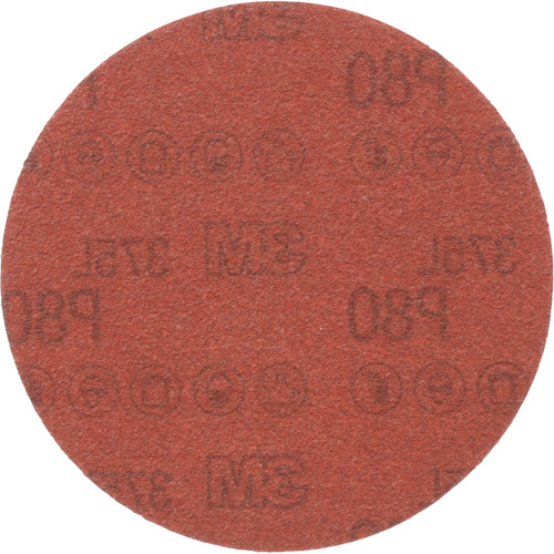 Disque de ponçage 375L 5" de 3M, dia 5", Grain P80, Oxyde d'aluminium Fastek