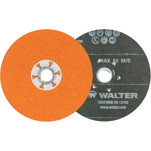 Coolcut XX Sanding Disc, 4-1/2" Dia., 60 Grit, Ceramic Fastek