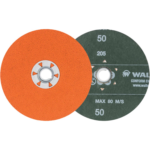 Coolcut XX Sanding Disc, 5" Dia., 50 Grit, Ceramic Fastek