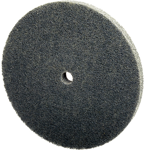 Scotch-Brite EXL Unitized Wheel, 3" x 1/4", 1/4" Arbor, Fine Grit, Silicon Carbide Fastek