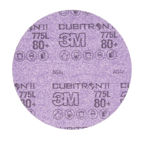 Rouleau de disques abrasifs Cubitron II Stikit, 6" dia., Grain 80+, C&eacute;ramique Fastek