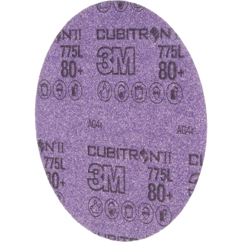 Rouleau de disques abrasifs Cubitron II Stikit, 6" dia., Grain 80+, C&eacute;ramique Fastek