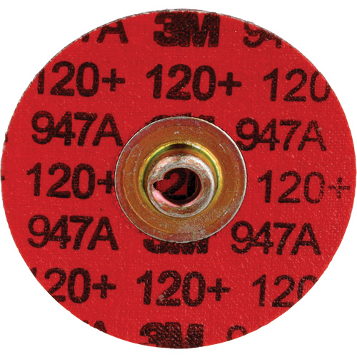 Disque &agrave; tranchant durable Cubitron II Roloc, 2" dia., Grain 120+, C&eacute;ramique Fastek