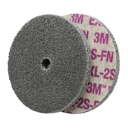 Scotch-Brite EXL Unitized Wheel, 6" x 1/4", 1/4" Arbor, Fine Grit, Aluminum Oxide/Ceramic/Zirconium Fastek