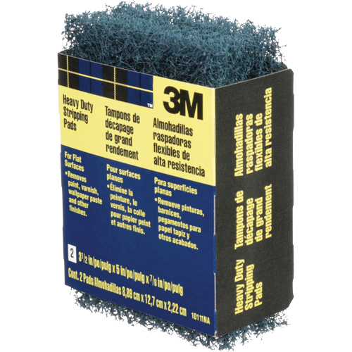 Heavy-Duty Stripping Pads, Aluminum Oxide, 3-1/2" x 5", Coarse Grit Fastek