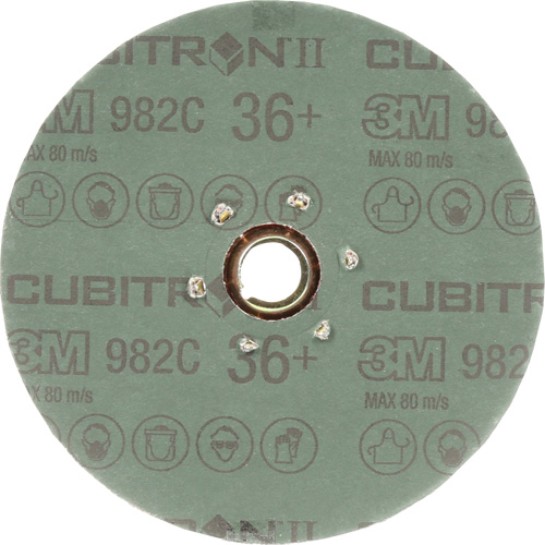 Cubitron II 982C Fibre Disc, Ceramic, 36+, 5" Dia Fastek