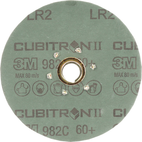 Disque en fibre 982C Cubitron II, C&eacute;ramique, 60+, 4-1/2" Dia Fastek