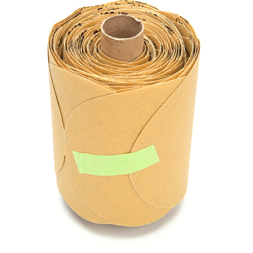 Stikit Gold Paper 216U Disc Roll, Aluminum Oxide, 5" W x 52' L, P120 Grit Fastek