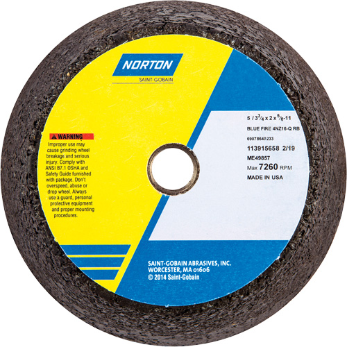 BlueFire&reg; Non-Reinforced Portable Snagging Wheel Fastek