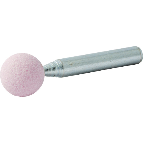 Meule mont&eacute;e vitrifi&eacute;e, B121, Oxyde d'aluminium, 1/2" dia., 1/2" lo, 80 Grain Fastek