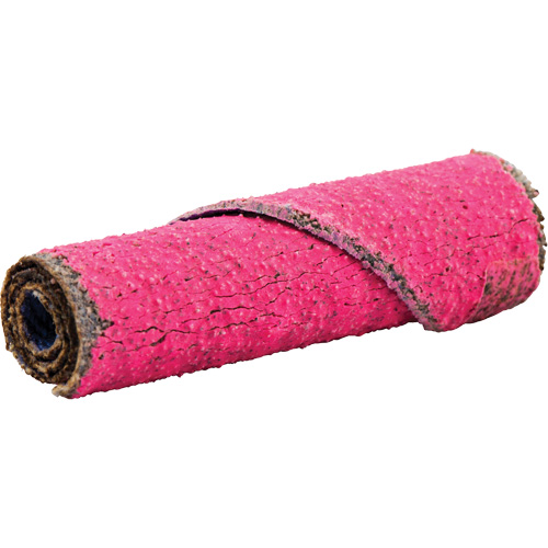 R982 Cartridge Roll, 80 Grit, 3/8" Dia., Ceramic Alumina, 1-1/2" L, 1/8" Arbor Fastek