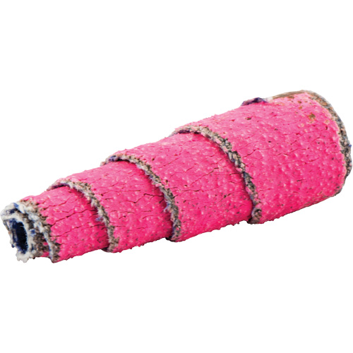 Rouleaux de cartouches en spirale pleine conique R928, 80 Grain, 1/2" dia., C&eacute;ramique d'alumine, 1-1/2" lo, 1/8" Dimension de l'arbre Fastek