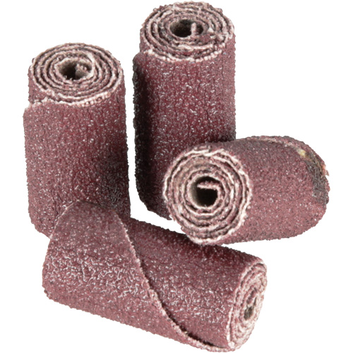 341D Sanding Cartridge Roll, 80 Grit, 1/2" Dia., Aluminum Oxide, 1" L, 1/8" Arbor Fastek