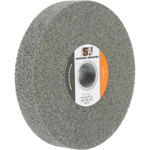 Standard Abrasives General Purpose Plus Wheel, 6" x 1", 1" Arbor, Silicon Carbide Fastek