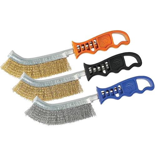 Brass Scratch Brush, 9-5/8" Long Fastek