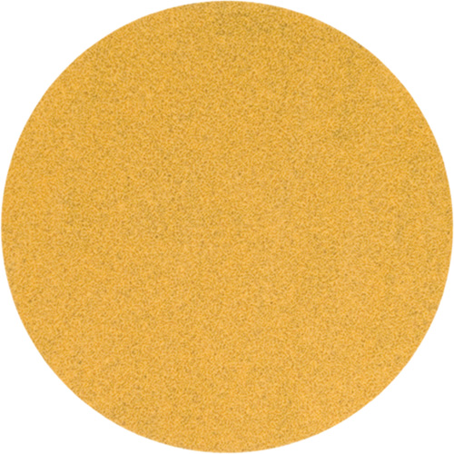 Disque de ponçage jaune &agrave; boucles & crochets, 5" dia., Grain P220, Oxyde d'aluminium Fastek