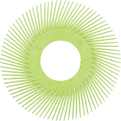 Scotch-Brite Type A Precision Radial Bristle Brush PN-RB without Adapter, Ceramic, 50+ Grit, 6" Dia. Fastek