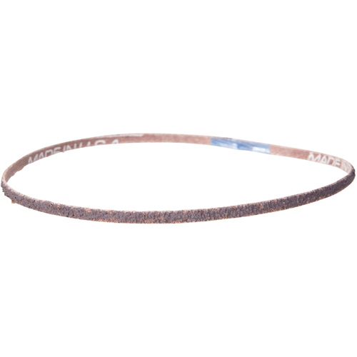 Metalite&reg; Cloth File Sanding Belt, 1/4" W x 24" L, Aluminum Oxide, 60 Grit Fastek