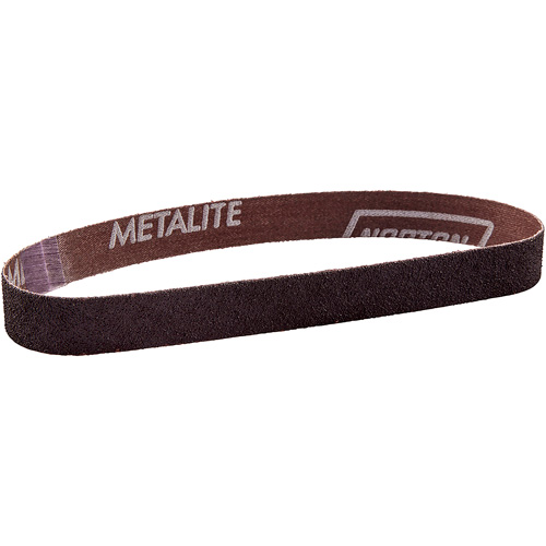 Metalite&reg; Cloth File Sanding Belt, 3/4" W x 20-1/2" L, Aluminum Oxide, 60 Grit Fastek