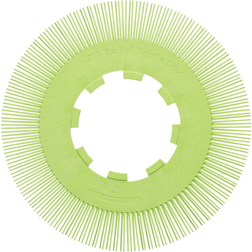 Scotch-Brite Type S Precision Radial Bristle Brush PN-RB without Adapter, Ceramic, 50+ Grit, 8" Dia. Fastek