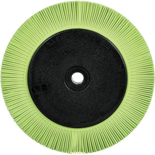 Scotch-Brite Type S Precision Radial Bristle Brush PN-RB with Flange, Ceramic, 50+ Grit, 8" Dia. Fastek