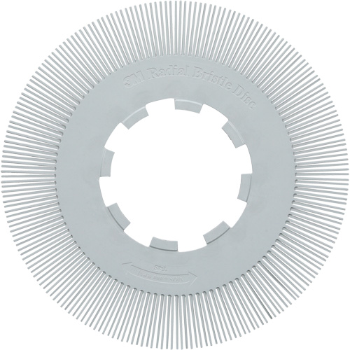 Scotch-Brite Type S Precision Radial Bristle Brush PN-RB without Adapter, Ceramic, 120+ Grit, 8" Dia. Fastek