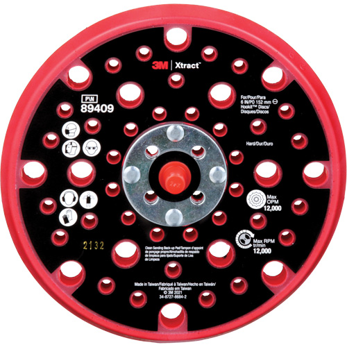 Xtract Hard Back-Up Pad Fastek