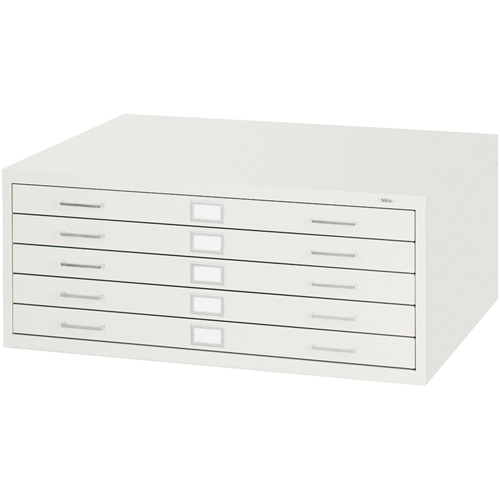 Steel Plan Files-5 Drawer, 5 Drawers, 40-3/8" W x 29-3/8" D x 16-1/2" H Fastek
