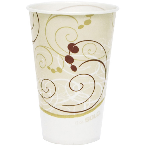 Disposable Cups, Paper, 12 oz., Multi-Colour Fastek