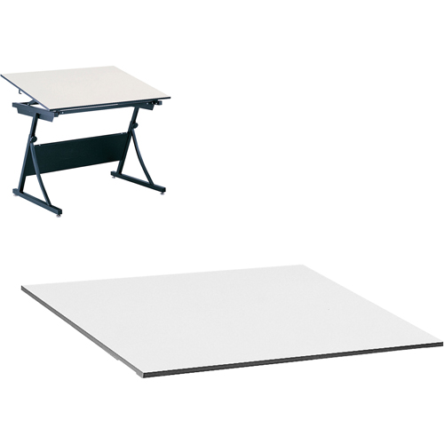 Dessus de table Planmaster, 60" la x 3/4" h, Blanc Fastek