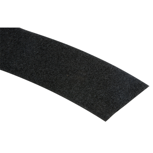 Bande d'attaches, Boucle, 50 vg x 2", Cousu, Noir Fastek