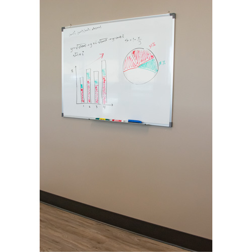 White Board, Magnetic, 36" W x 24" H Fastek