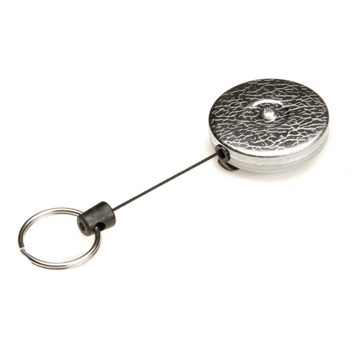 D&eacute;rouleurs autor&eacute;tractables originaux #485-HDK, Chrome, C&acirc;ble 48", Fixation Agrafe de ceinture Fastek