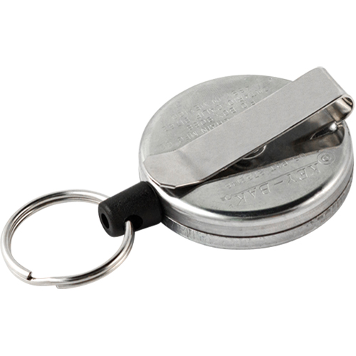 D&eacute;rouleurs autor&eacute;tractables originaux #485-HDK, Chrome, C&acirc;ble 48", Fixation Agrafe de ceinture Fastek