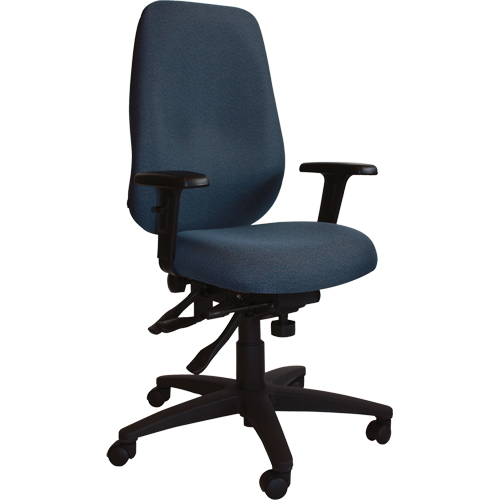 Cierra Petite Series Ergonomic Chairs, Fabric, Blue, 300 lbs. Capacity Fastek