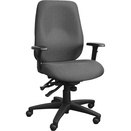 Chaises ergonomiques Cierra , Tissu, Gris, Capacit&eacute; 250 lb Fastek
