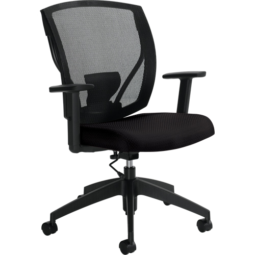 Task Chairs, Vinyl, Black, 300 lbs. Capacity Fastek