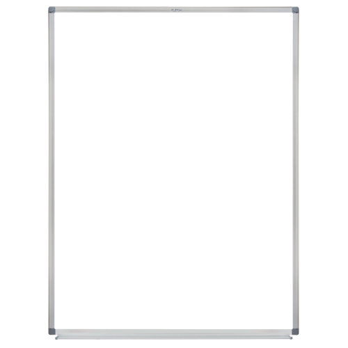 Porcelain Whiteboard, Magnetic, 36" W x 48" H Fastek