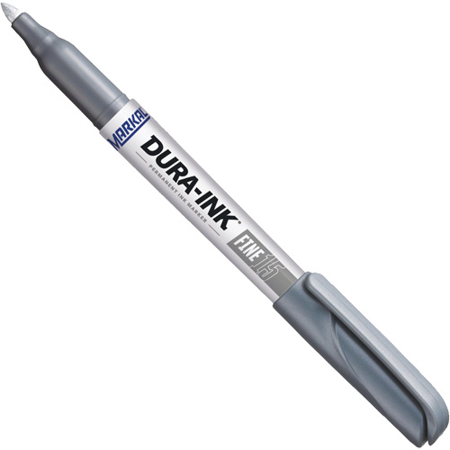 Marqueur permanent Dura-Ink no 15, Argent, Pointe Fin Fastek