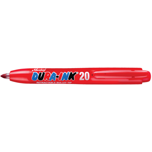 Dura-Ink&reg; #20 Permanent Marker, Fine, Red Fastek