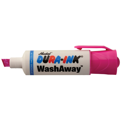Dura-Ink&reg; WashAway Ink Marker, Chisel, Pink Fastek