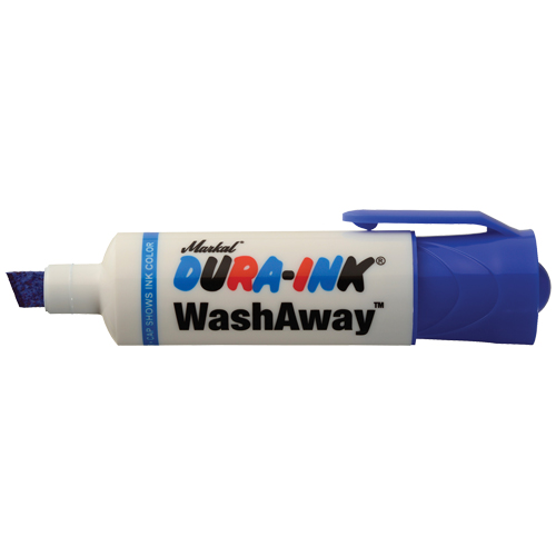 Dura-Ink&reg; WashAway Ink Marker, Chisel, Blue Fastek