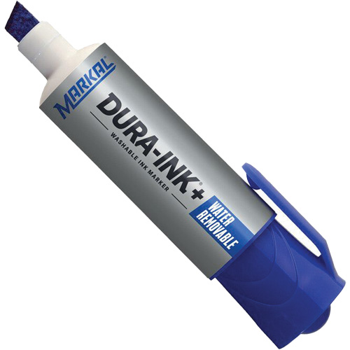 Dura-Ink&reg; WashAway Ink Marker, Blue, Chisel Tip Fastek