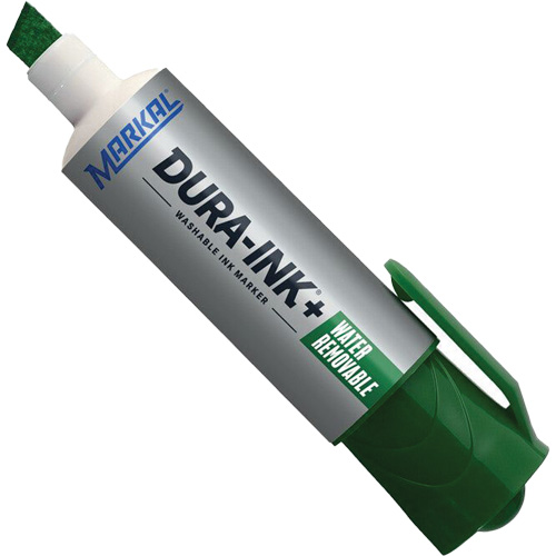 Dura-Ink&reg; WashAway Ink Marker, Green, Chisel Tip Fastek