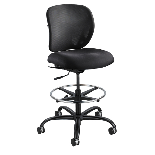 Tabouret robuste Vue, Nylon, Noir, Capacit&eacute; 350 lb Fastek